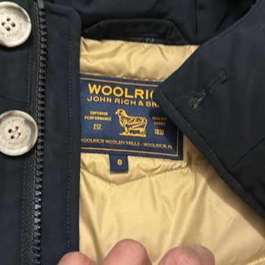 Parka en duvet Woolrich noire