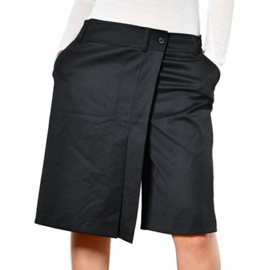 Black Wrap Skort