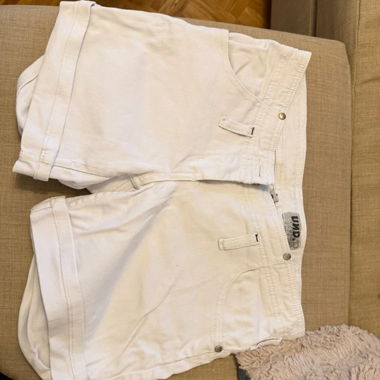 White Denim Shorts