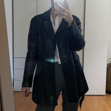 Vintage Ledermantel 