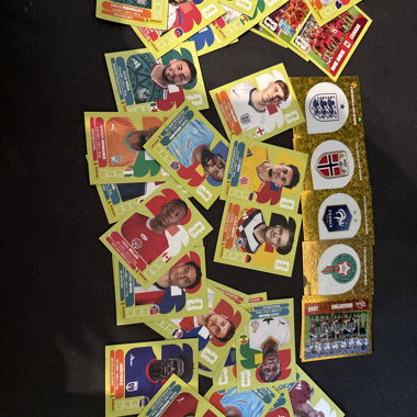 Cartes de stickers de football Panini