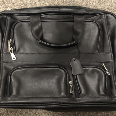 Nuova borsa business in pelle di alta qualità - nera