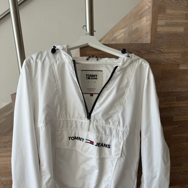 Tommy Jeans Windbreaker weiss Grösse S