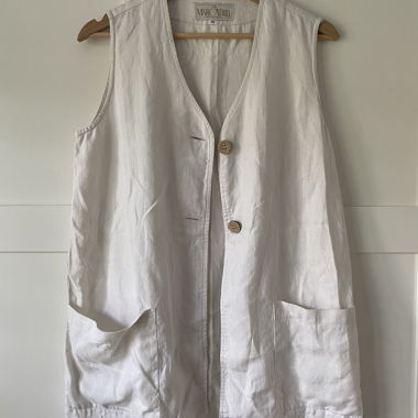 Marc Aurel Vintage Linen Vest