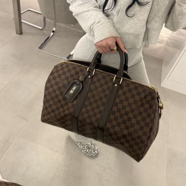 Louis Vuitton Keepall 45 Travel Bag Damier Ebene