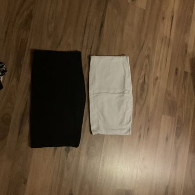 top bandeau noir et blanc