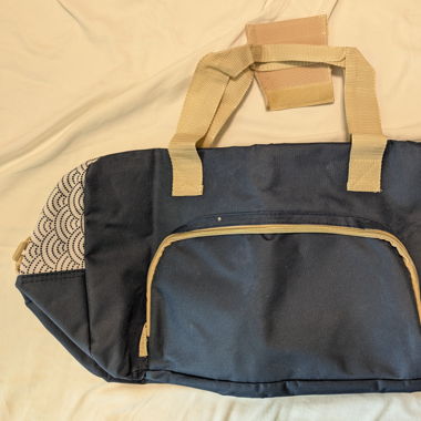 Sac de Sport ou de Voyage en Tissu Bleu - Neuf