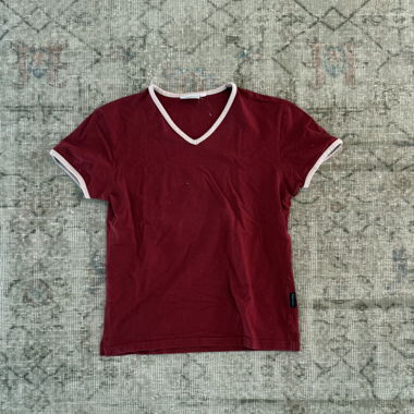 Nasty Vintage-Rot T-Shirt