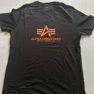 T-shirt Alpha Industries noir