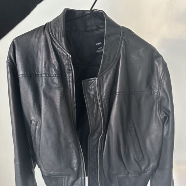 Leder Bomber (Echtes Schafsleder)