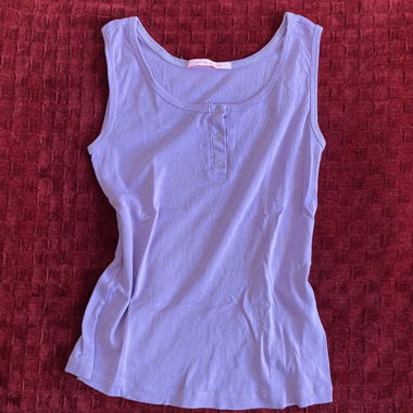 Lilac Button-Up Tank