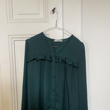 Blouse vert bouteille