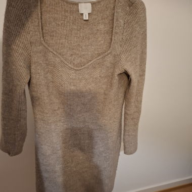 Abito maglione beige H&M