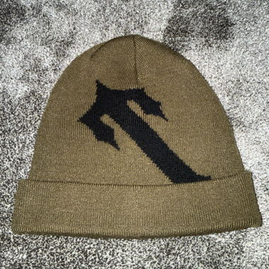 Trapstar green beanie