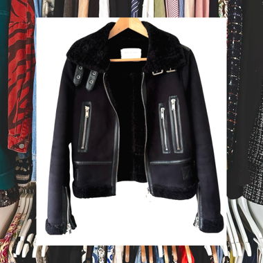 ZARA Teddy Biker Jacket 