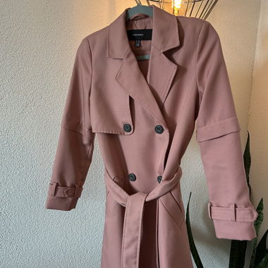 Trench rosa / rosa antico