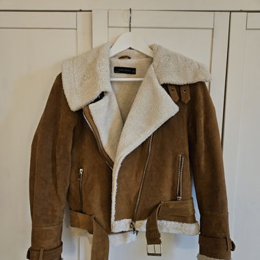 Kunstlederjacke gefüttert
