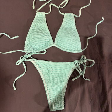 Ensemble de bikini vert menthe