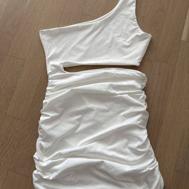 Mini Kleid, Gr L, weiss