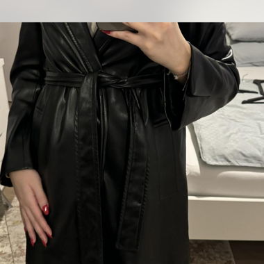 Cappotto effetto pelle Zara