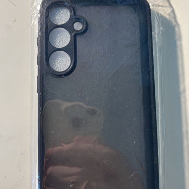 Custodia protettiva nera per telefono (Samsung Galaxy S23 FE)