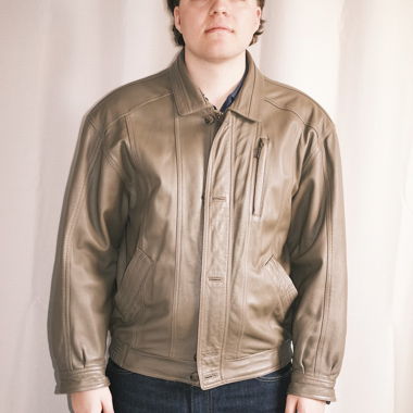 Herren Lederjacke Echtleder Grösse 50