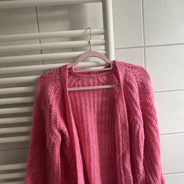 Pull en laine rose 