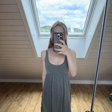 Graues Kleid Grösse 34/36