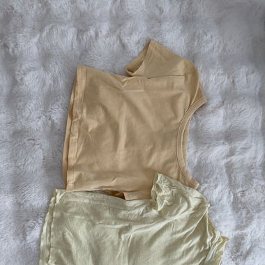T-shirts jaune