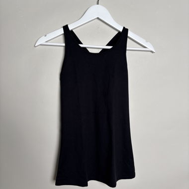 Alo Black Racerback Tank Top
