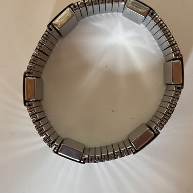 Silbernes Armband dehnbar