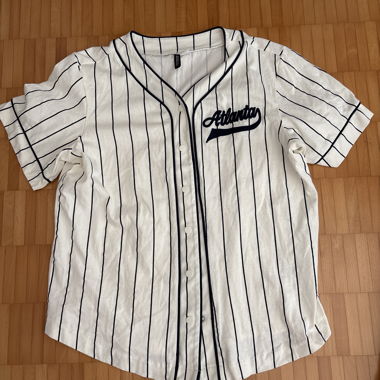 Maillot de baseball à rayures d’Atlanta