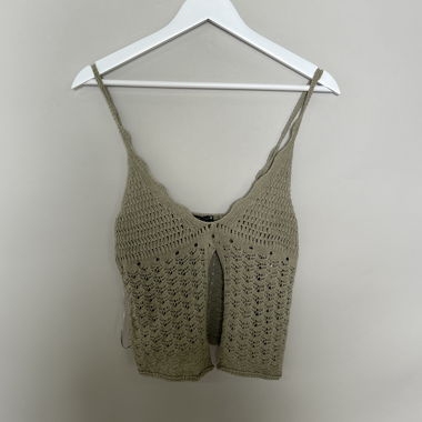 Zara Strick-Crop-Top