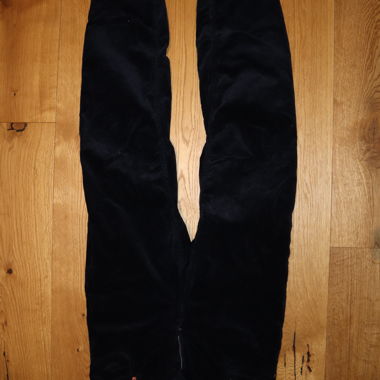 Blaue Chiffon Hose