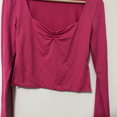 Pink Long Sleeve Top
