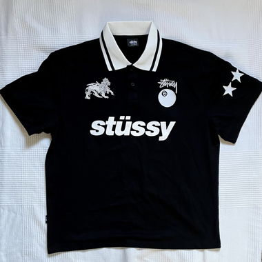 Stüssy Poloshirt schwarz