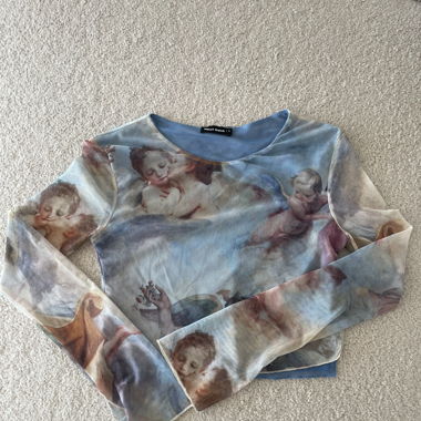 long sleeve with angel print