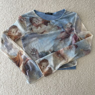 long sleeve with angel print