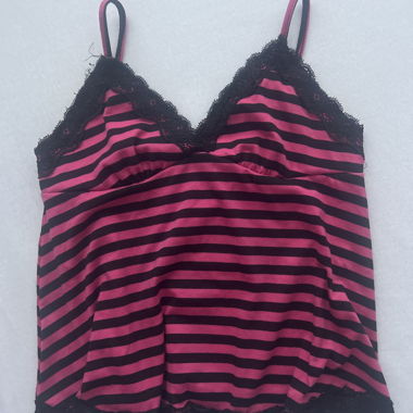 Striped Pink-Black Top