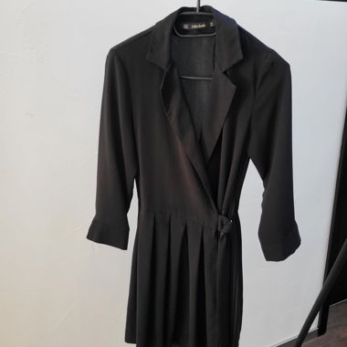 Abito a portafoglio ZARA BASIC nero XS