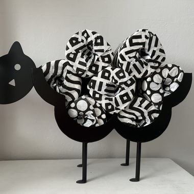 Toilettenpapierhalter „chat noir“