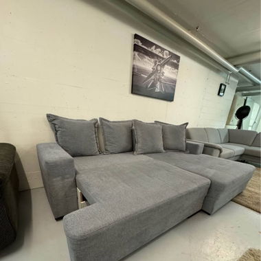 Ecksofa Bettsofa Gratis Versand Grau von Livique