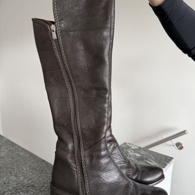 Bottes en cuir 