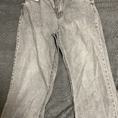 Graue Denim Jeans Gr. 44