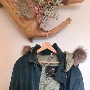Oversized Green Winter Coat
