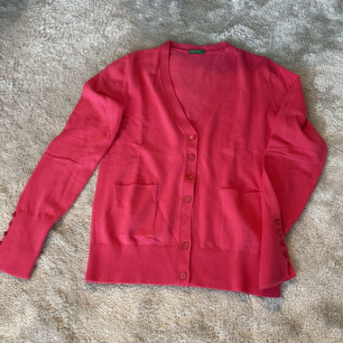 Pink Knit Cardigan