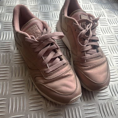 Pink Reebok sneakers
