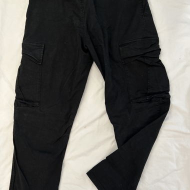 Black Zara Cargo Pants