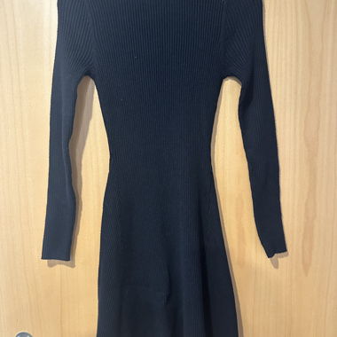 Black Knit Dress
