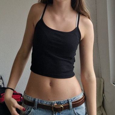 cute black top